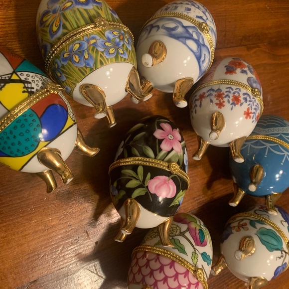 ๐ฅ๐ Wow 8 hand painted porcelain eggs ๐ - Picture 4 of 17